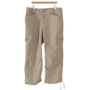 THE north face hiking trail cargo crop pants tan color size 8 A8